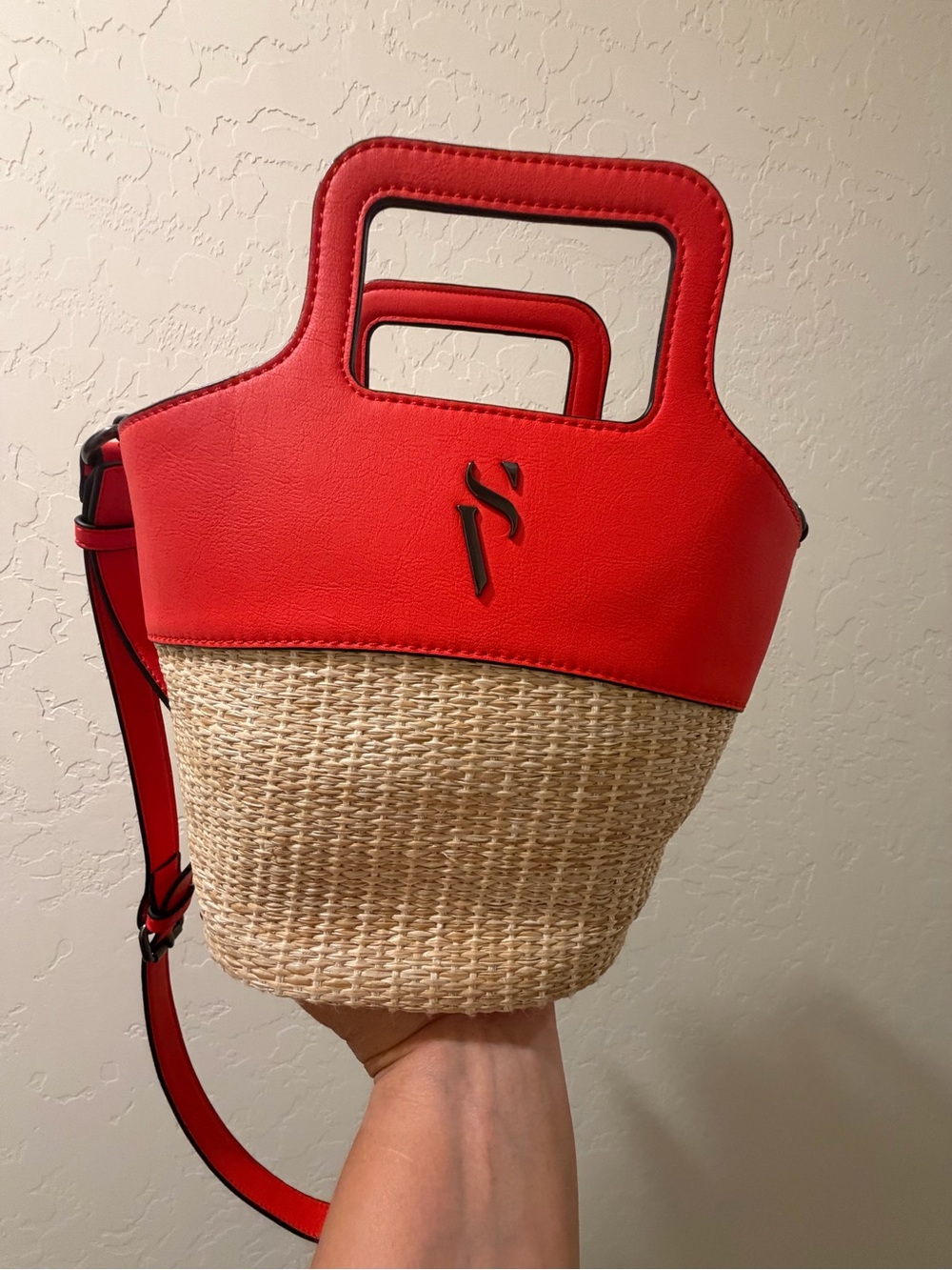 Red Straw simply Vera Handbag - Women Bag